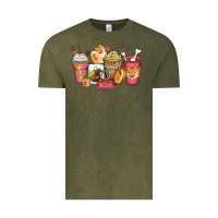 Vintage Olive pomeranian coffee cups Vintage Tee - Zillion Design Studio