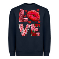 Navy love kiss Heavyweight Sweatshirt - RanaPortraitStore