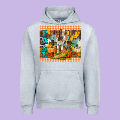 Fall With Baby Goat Urban Hoodie Designed By Lillyallendesigns