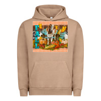 Pigment Burro fall with baby goat Urban Hoodie - LillyAllenDesigns