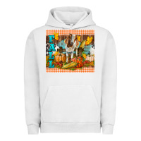 Pigment Lunar Rock fall with baby goat Urban Hoodie - LillyAllenDesigns