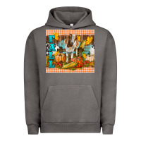 Pigment Tornado fall with baby goat Urban Hoodie - LillyAllenDesigns