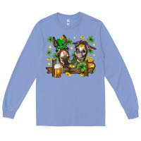Colony Blue St. Patrick's Day donkey Long Sleeve Tee - Neo Western