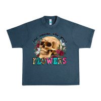 Midnight Navy find someone who grows flowers Urban Heavy Tee - Zillion Design Studio