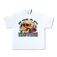 White find someone who grows flowers Urban Heavy Tee - Zillion Design Studio