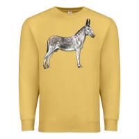 Antique Gold Andalusian Donkey Premium Sweatshirt - LillyAllenDesigns