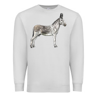 Dove Grey Andalusian Donkey Premium Sweatshirt - LillyAllenDesigns