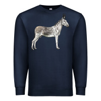 Navy Andalusian Donkey Premium Sweatshirt - LillyAllenDesigns