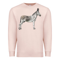 Pale Pink Andalusian Donkey Premium Sweatshirt - LillyAllenDesigns