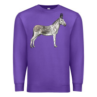 Purple Andalusian Donkey Premium Sweatshirt - LillyAllenDesigns