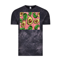 Cloud Black avacado pink tumbler Vintage Tee - BarkalooDesign