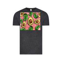Vintage Black avacado pink tumbler Vintage Tee - BarkalooDesign