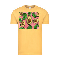 Vintage Mustard avacado pink tumbler Vintage Tee - BarkalooDesign