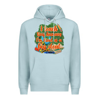 Blue Mist i teach tiny humans im kind of a big deal Premium Hoodie - NancyCooperArtShop