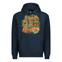 Navy i teach tiny humans im kind of a big deal Premium Hoodie - NancyCooperArtShop