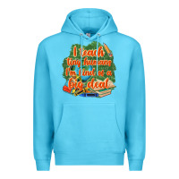 Ocean Blue i teach tiny humans im kind of a big deal Premium Hoodie - NancyCooperArtShop