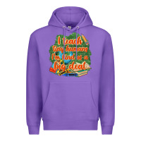 Purple i teach tiny humans im kind of a big deal Premium Hoodie - NancyCooperArtShop