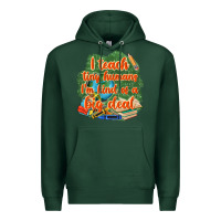 Sports Green i teach tiny humans im kind of a big deal Premium Hoodie - NancyCooperArtShop