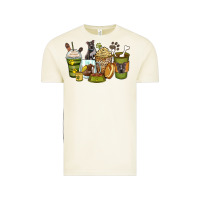 Pitbull Coffee Cups Vintage Tee | Teevron
