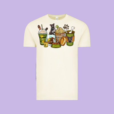 Vintage Tee pitbull coffee cups