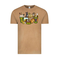 Vintage Camel pitbull coffee cups Vintage Tee - Zillion Design Studio
