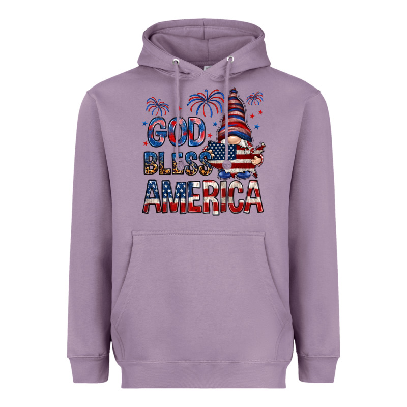 God Bless America Heavyweight Hoodie by NancyCooperArtShop | Teevron