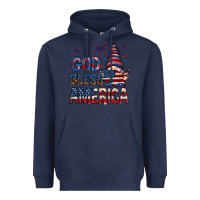Navy god bless america Heavyweight Hoodie - NancyCooperArtShop
