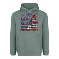 Sage god bless america Heavyweight Hoodie - NancyCooperArtShop