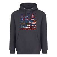Smoke god bless america Heavyweight Hoodie - NancyCooperArtShop