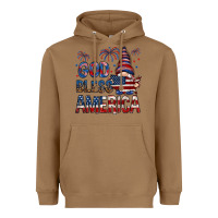 Toasted Coconut god bless america Heavyweight Hoodie - NancyCooperArtShop