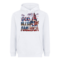 White god bless america Heavyweight Hoodie - NancyCooperArtShop