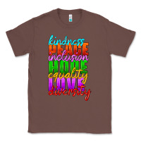 Chestnut kindness peace inclusion hope equality love diversity Classic Tee - HRA Design Shop