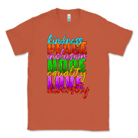 Copper kindness peace inclusion hope equality love diversity Classic Tee - HRA Design Shop