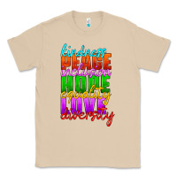 Mushroom kindness peace inclusion hope equality love diversity Classic Tee - HRA Design Shop