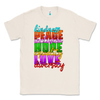 Natural kindness peace inclusion hope equality love diversity Classic Tee - HRA Design Shop