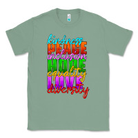 Sage kindness peace inclusion hope equality love diversity Classic Tee - HRA Design Shop