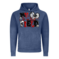 Vintage Denim my heart is on that field soccer Vintage Hoodie - MaliasSmallBusiness