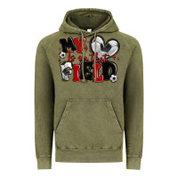 Vintage Olive my heart is on that field soccer Vintage Hoodie - MaliasSmallBusiness