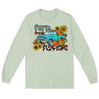 Matcha farm fresh pumpkin Long Sleeve Tee - CowhideDigitalArt