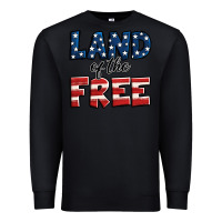 Black Land of the free America Premium Sweatshirt - Jasminsmagicworld