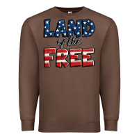 Chestnut Land of the free America Premium Sweatshirt - Jasminsmagicworld