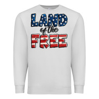 Dove Grey Land of the free America Premium Sweatshirt - Jasminsmagicworld