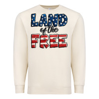 Sandshell Land of the free America Premium Sweatshirt - Jasminsmagicworld