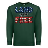 Sports Green Land of the free America Premium Sweatshirt - Jasminsmagicworld