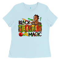 Black Teacher  Magic Ladies Tee | Teevron