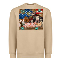 Mushroom American farm animals Heavyweight Sweatshirt - RanaPortraitStore