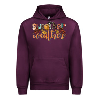 Mauve Wine Sweather Weather Urban Hoodie - LillyAllenDesigns