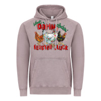 Vintage Zinc what a damn cluckin' fluster fluck chickens christ Vintage Hoodie - MaliasSmallBusiness