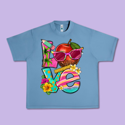 Love Summer Teacher Urban Heavy Tee Designed By Texasbilliewilder