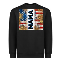 Black American mama Heavyweight Sweatshirt - RanaPortraitStore